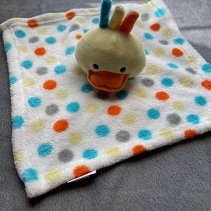 Swiggles Polk a dot duck lovey